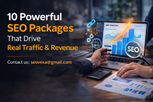 SEO packages boosting website traffic and revenue with data-driven strategies